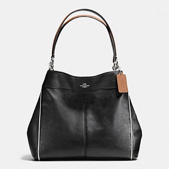 Coach Handbags - Coach Lexy Pebbled Leather Handbag